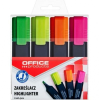  - Teksta marķieru komplekts 4 krāsas Office Products