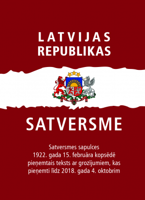  - Latvijas Republikas Satversme