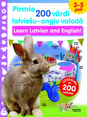  - Pirmie 200 vārdi latviešu-angļu valodā. Learn Latvian and English!
