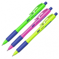  - Lodīšu pildspalva automātiskā 0,7mm zila ErichKrause Joy Neon, 1 gab.