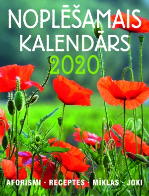 Gundega Sēja - Noplēšamais kalendārs 2020. Aforismi, receptes, mīklas, joki (2 veida vāki)