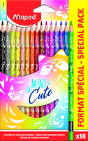  - Zīmuļi 18 krāsas Maped Mini Cute