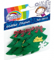  - Filca dekors Ziemassvētku egle Fiorello
