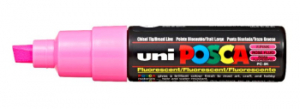  - Marķieris ūdens bāzes UNI Posca PC - 8K Fluorescējoši rozā