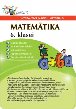  - Matemātika 6. klasei. Interaktīvs mācību materiāls (DVD)