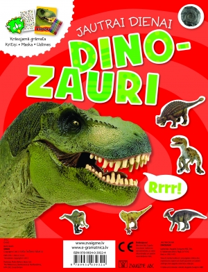  - Dinozauri (Krāsojamā grāmata, krītiņi, maska, uzlīmes)